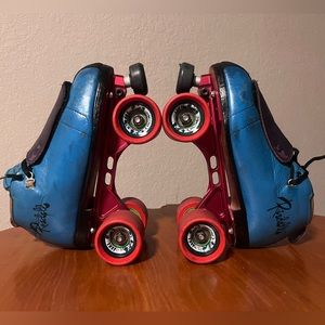 Riedell 1065 Speed skates with Arius Red Plate mens size 5